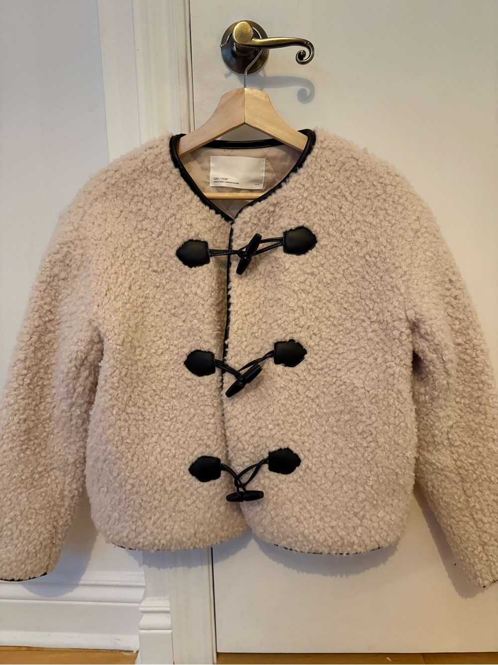 Oak and fort teddy jacket